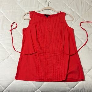 Cute Tommy Hilfiger tie back, red tank.